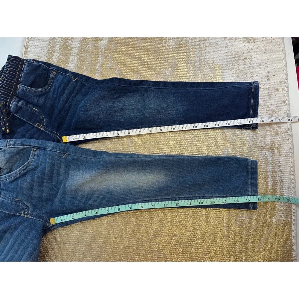 CAT & JACK Toddler Boys Pull-On Skinny Jeans Bundle Elastic Waist Stretch 4T